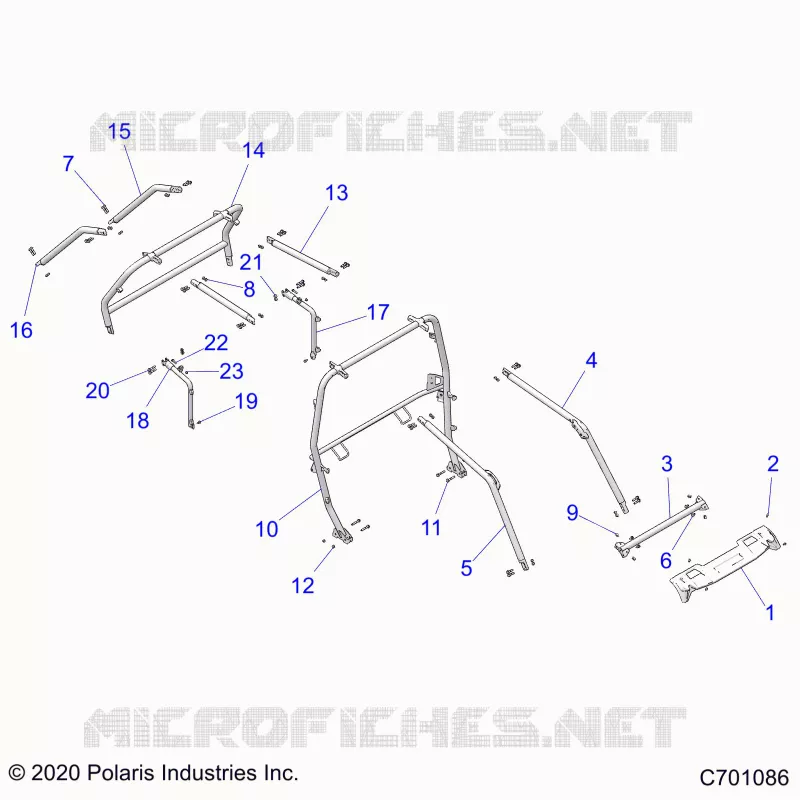 CHASSIS, CAB BASTIDOR
