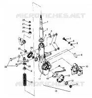 PUNTAL MONTAJE DELANTERA 4X4 300 W958130 (4930183018B005)