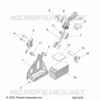 ELECTRICA, BATTERY, MANUAL START POWER UP COMPONENTS