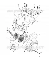 ARRANQUE DE RETROCESO AND BLOWER HOUSING (4910931093024A)