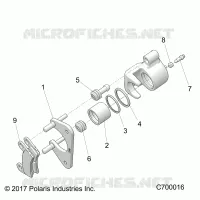 FRENO TRASERO CALIPER