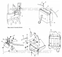 CAJA DE BATERIA TRAIL TOURING 0982362 and EUROPEAN TRAIL TOURING E982362 (4942314231A009)