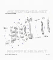 BRAKES, PINZA FRENO DELANTERA