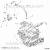 TREN, MAIN GEARCASE MOUNTING