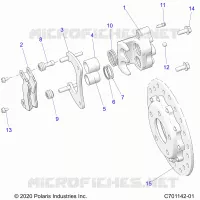 BRAKES, PINZA FRENO TRASEIRA