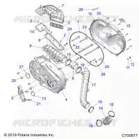 TREN, CLUTCH COVER AND DUCTING