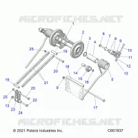 SUSPENSION, TRASERO ARM PAR