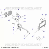 ELECTRICA, HORN AND LICENSE PLATE BRACKET