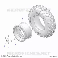 RUEDAS, FRONT TIRE