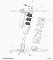 SUSPENSION, CHOQUE FRONTAL MOUNTING