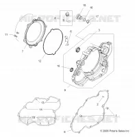 MOTOR, TAPA DEL EMBRAGUE