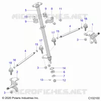 STEERING, MIEMBRO DE GOBIERNO AND TIE ROD ASM
