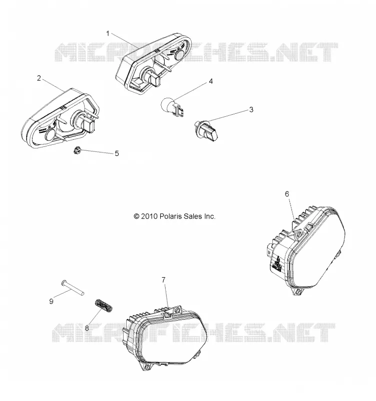 FAROS, LUZ DE LA COLAS and BULBS