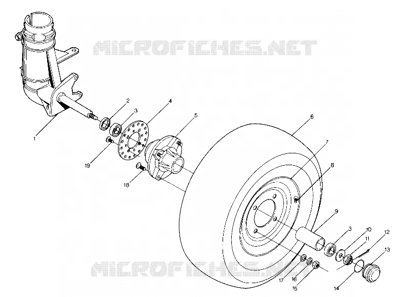 RUEDA DELANTERA ASSEMBLY (4917741774017A)