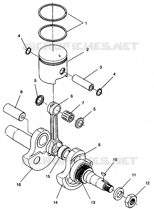 PISTÓN Y CIGÜEÑAL STARLITE GT 0943127 (49250125010035)