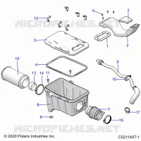 ENGINE, TOMA DE AIRE SYSTEM