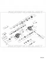 DRIVE TRAIN, PRINCIPAL GEARCASE