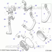 TREN, CLUTCH COVER AND DUCTING