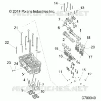ENGINE, CULATA AND VALVES