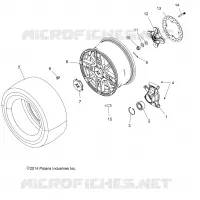 RUEDAS, REAR and HUB