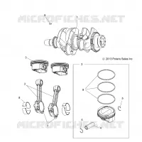 ENGINE, CIGUEÑAL AND PISTON