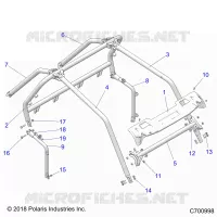 CHASSIS, CAB BASTIDOR