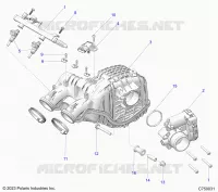 ENGINE, TOMA DE AIRE MANIFOLD