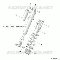 SUSPENSION, CHOQUE FRONTAL MOUNTING