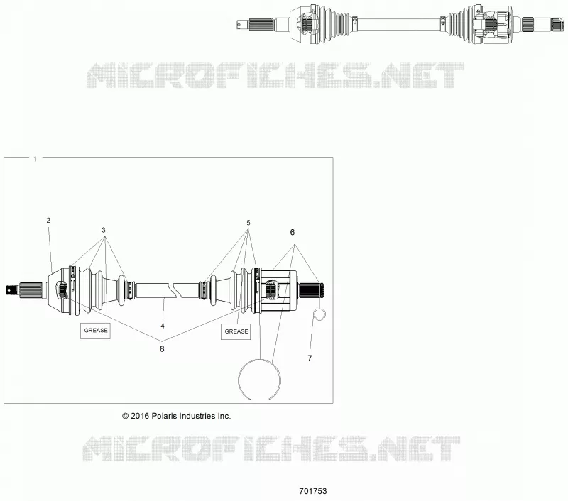 DRIVE TRAIN, TRANSMISION DELANTERA SHAFT
