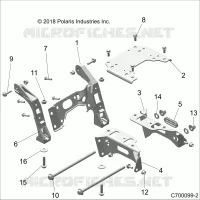 CHASSIS, MOUNTING, FRONT CAJA DE ENGRANAJES