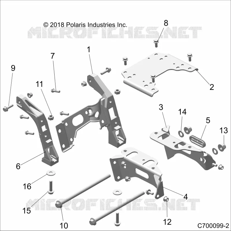 CHASSIS, MOUNTING, FRONT CAJA DE ENGRANAJES