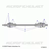 TREN, FRONT HALF SHAFT