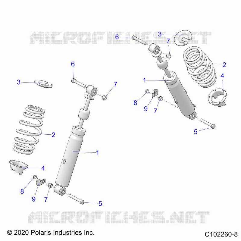 SUSPENSION, CHOQUE FRONTAL