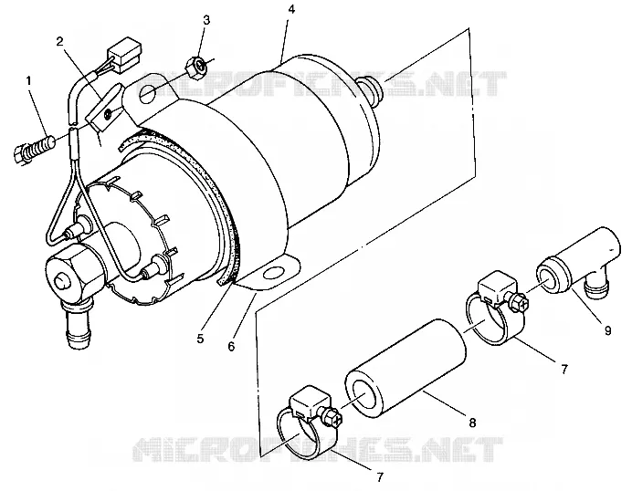 BOMBA DE COMBUSTIBLE RXL 0940768 and RXL TOURING 0940869 (4925062506044A)