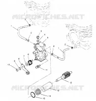 Bomba de aceite SPORT 0950443, SPORT TOURING 0950243  and EUROPEAN SPORT (4928822882D002)
