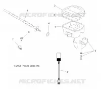 CONTROLES Y ACELERADOR ASM. and CABLE