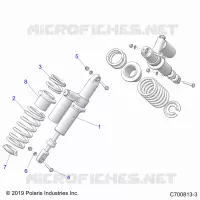SUSPENSION TRASERA SHOCK MOUNTING