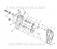 CADENACASE ASSEMBLY 440 XCR / 0931760 (4923022302018A)