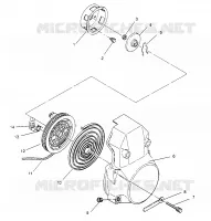 ARRANQUE DE RETROCESO ASSEMBLY 440 0962760 (4931743174C013)