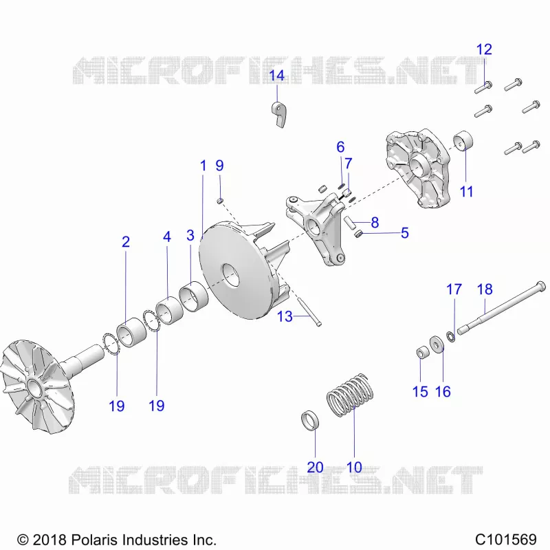 TREN, PRIMARY CLUTCH