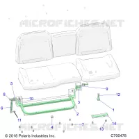 ASIENTO ASM. REAR FRAME