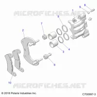 BRAKES, PINZA TRASERA
