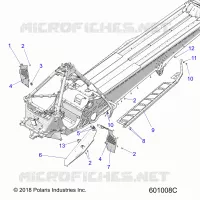 CHASSIS, PROTECCIÃ³N DEL EMBRAGUE, FOOTRESTS, AND RUNNING BOARDS