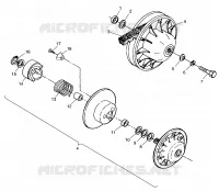 accionado de embrague Sport 400L W98BA38C (4947234723B012)