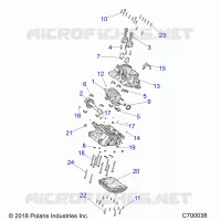ENGINE, CRANKCASE AND CIGUEÑAL
