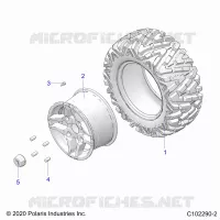 RUEDAS, REAR TIRE