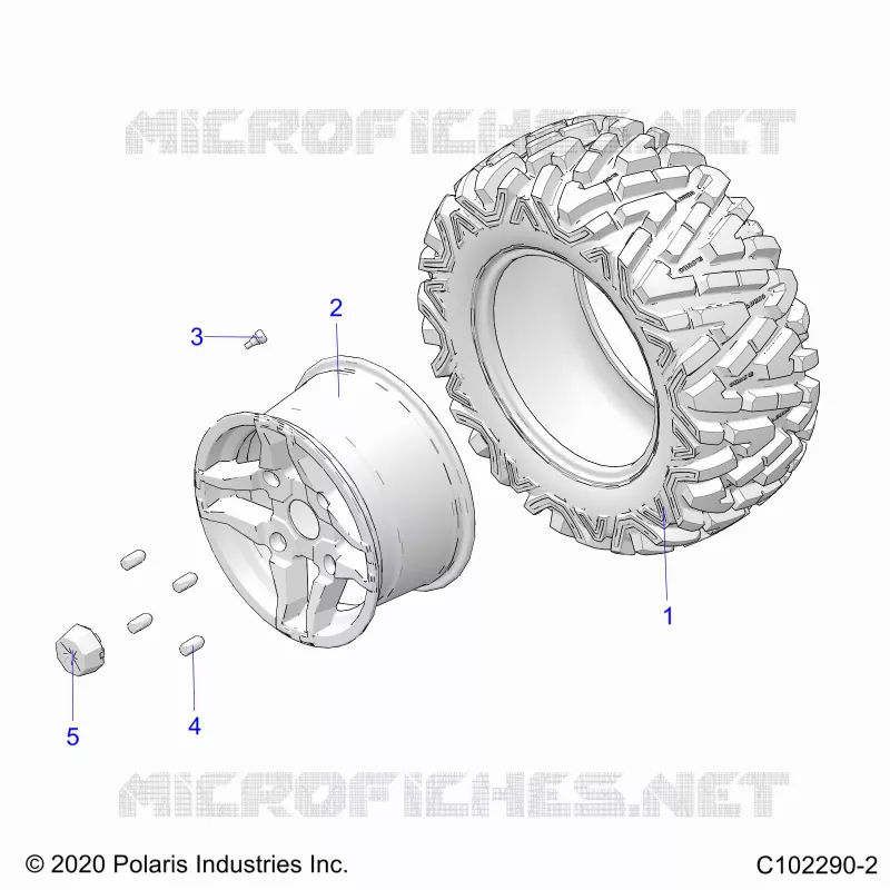 RUEDAS, REAR TIRE