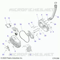 TREN, CLUTCH COVER AND DUCTING