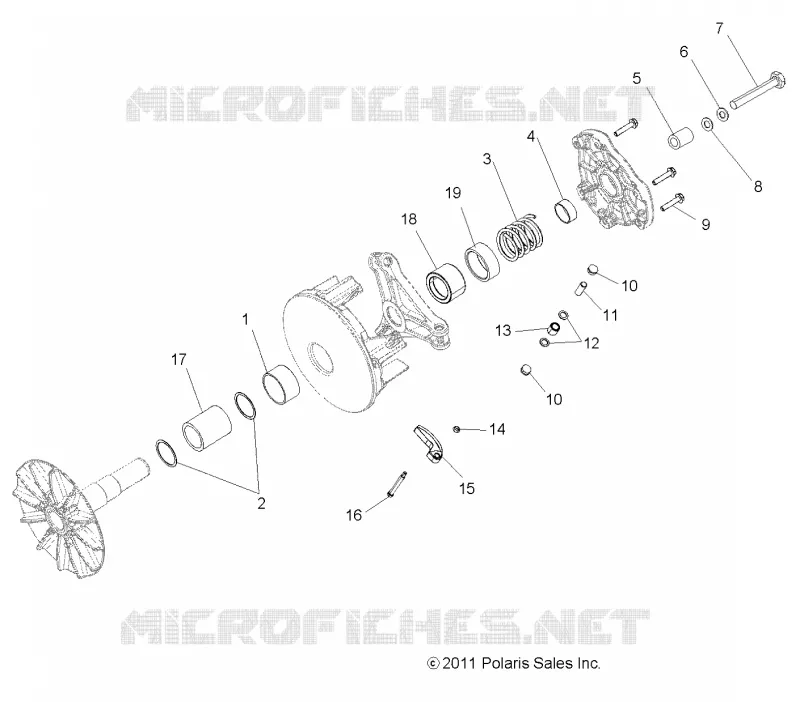 TREN, PRIMARY CLUTCH