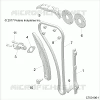 LA CADENA DE LEVAS AND TENSIONER